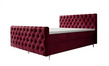 Boxbett mit Stauraum Chester Plus 200x200 cm Rot