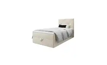 Boxbett mit Stauraum Altea 90 cm 90x200 cm Creme