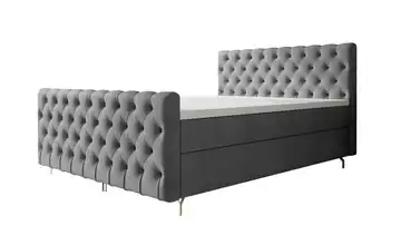 Boxbett mit Stauraum Chester Plus 200x200 cm Grau