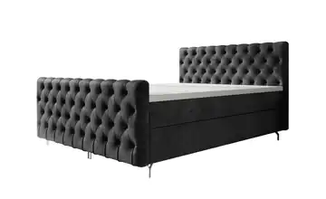 Boxbett mit Stauraum Chester Plus 180x200 cm Dunkelgrau