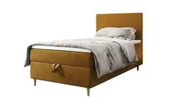 Boxbett 90 cm 90x200 cm Gelb
