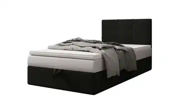 Boxbett 90 cm 90x200 cm Schwarz