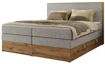  Boxspringbett mit Bettkasten Wood Classic King