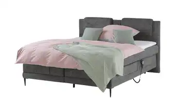 switch Motor-Boxspringbett Wave Anthrazit 140 cm