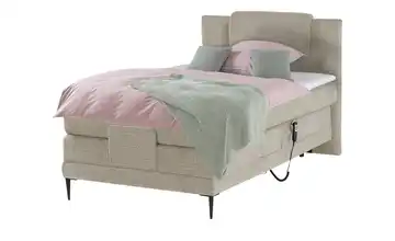 switch Motor-Boxspringbett Wave Beige 100 cm