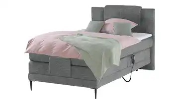 switch Motor-Boxspringbett Wave Grau 100 cm
