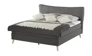 SKAGEN STUDIO Boxspringbett Vestre Anthrazit 200 cm H2 & H4