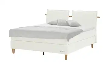 SKAGEN STUDIO Boxspringbett Voodie Creme 180 cm H3 & H4