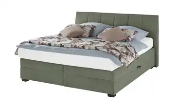 vanDoorn Boxspringbett mit Bettkasten Chiara 2.0 Waldgrün 160 cm H3