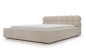 Polsterbett 204 cm Beige 160x200 cm