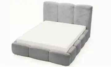 Polsterbett 220 cm 200x200 cm Grau