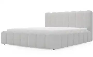 Polsterbett 164 cm 140x200 cm Grau