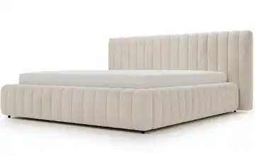 Polsterbett 140x200 cm Beige 192 cm