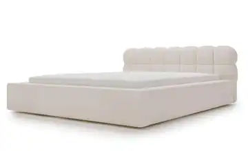 Polsterbett 184 cm Creme 140x200 cm