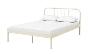 Metallbett Elaris 140 cm Beige