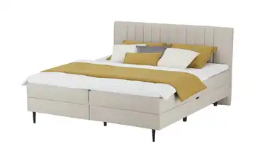 switch Polsterbett mit Bettkasten Tango Beige 160 cm