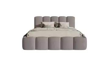 Selsey Polsterbett mit Bettkasten Cloudy II 140x200 cm Taupe