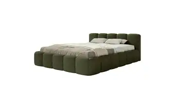 Selsey Polsterbett 200x200 Grün 200x200 cm 220 cm Olivgrün ohne Bettkasten