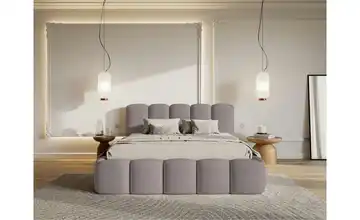 Selsey Polsterbett mit Bettkasten Cloudy II 180x200 cm Taupe