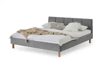 Polsterbett in grau Joker Grau Eiche 186 cm 180x200 cm