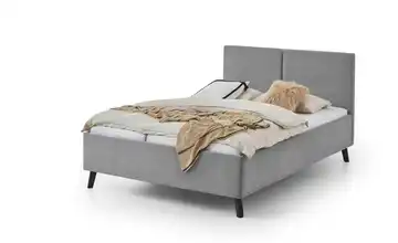 Polsterbett in grau Piano