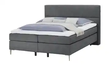 MONDO Boxspringbett Mondo Deluxe Edition 180 cm Anthrazit