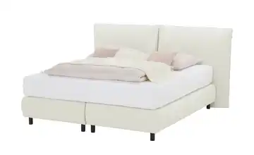 MONDO Boxspringbett Mondo Deluxe Edition Creme 200 cm