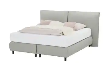 MONDO Boxspringbett Mondo Deluxe Edition Greige 180 cm