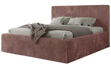Polsterbett mit Bettkasten Tiliano Classic Rosa 140x200 cm