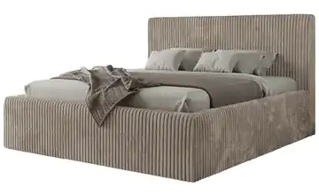 Polsterbett mit Bettkasten Tiliano Classic Taupe 140x200 cm