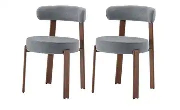 Esszimmerstuhl 2er-Set Cherry Grau