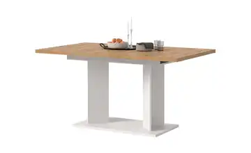 Esstisch ausziehbar Gunnar Weiß, Eiche Artisan (Nachbildung)