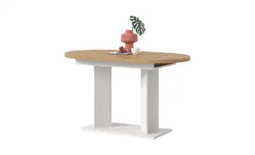 Esstisch ausziehbar Gunnar Weiß, Eiche Artisan (Nachbildung)