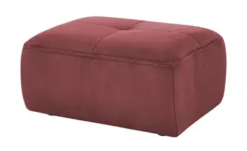 meinSofa XL-Hocker Mick Rot