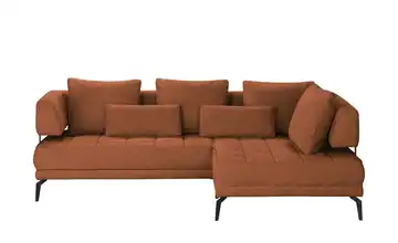 switch Ecksofa Giotto Rotbraun rechts Erweiterte Funktion