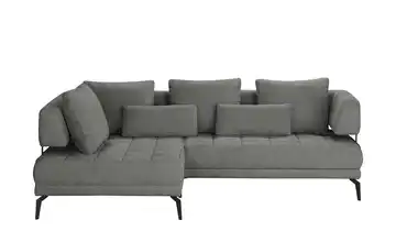 switch Ecksofa Giotto Grau links Erweiterte Funktion