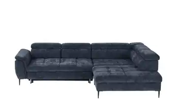 switch Ecksofa Denver Dunkelblau rechts Erweiterte Funktion
