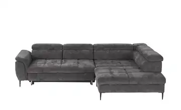 switch Ecksofa Denver Anthrazit rechts Erweiterte Funktion