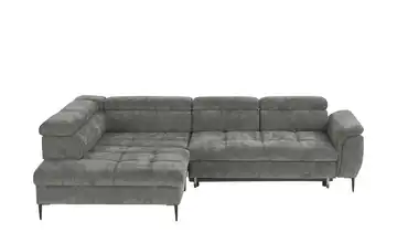 switch Ecksofa Denver Grau links Erweiterte Funktion