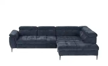 switch Ecksofa Denver Dunkelblau rechts Grundfunktion