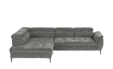 switch Ecksofa Denver Grau links Grundfunktion