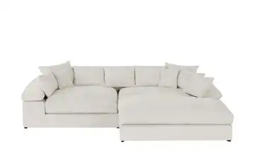 smart Ecksofa Lianea rechts Natur Chenille