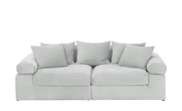 smart Big Sofa Lionore Steingrau Cordstoff