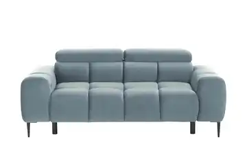 switch Einzelsofa Plaza 2 Samt Stahlblau Erweiterte Funktion