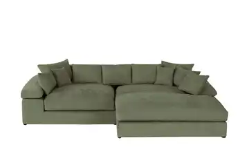 smart Ecksofa Lianea Grün rechts Chenille