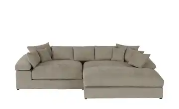 smart Ecksofa Lianea Schlamm rechts Chenille