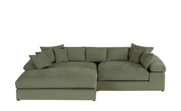 smart Ecksofa Lianea Grün links Chenille