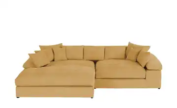 smart Ecksofa Lianea links Gelb Chenille
