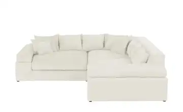 smart Ecksofa Lianea Webstoff Creme