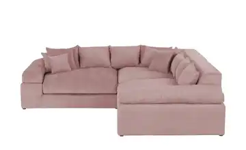smart Ecksofa Lianea Webstoff Altrosa